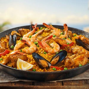 Meilleure recette de paella traditionnelle espagnole facile à télécharger - Un chef-d&#39;œuvre culinaire traditionnel