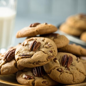 Recept på kakor med pekannötter och brunt socker (digital nedladdning)