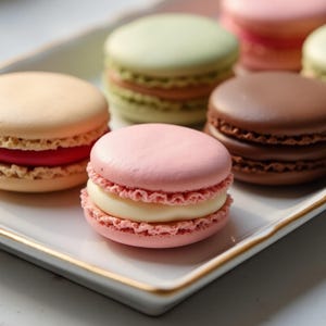 Recette authentique de macarons français PDF - Maîtrisez l&#39;art des macarons français - Recette de macarons étape par étape - Bakery Secret