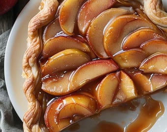 Receta de tarta tatin de manzana francesa: Descarga fácil (Descarga digital)