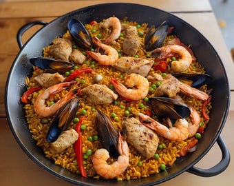 Authentic Spanish Paella Recipe | Traditional Paella Valenciana | Step-by-Step Guide with Secrets- PDF