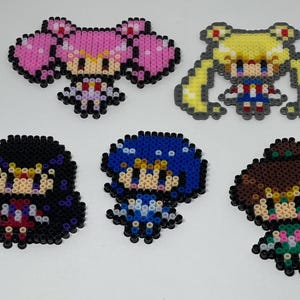 Sailor scout magnets - Magnetic team collectables