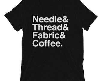 Sewing Supplies Tee Coffee