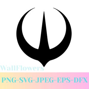 Andorシンボル SVG PNG EPS DXF Pdf Star Sci-Fi Rebel Allianceデジタルダウンロード、Cricut用 レーザー彫刻 ビニールデカール タンブラー、ガラスエッチング