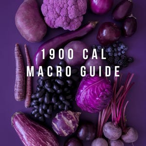 1900 Calorie Macro Guide