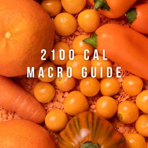 2100 Calorie Macro Guide