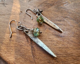 Unique Repurposed Jewelry/Fork Tine Jewelry/Vintage Earrings/Recycled Jewelry/Put a Fork In It