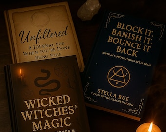 Dark Witchcraft Bundle | Curses, Protection & Shadow Work Digital Grimoire (PDF Set)