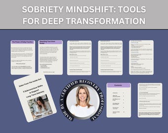 Guia de Sobriedade em PDF para Download Digital Guia de Recuperação Caderno de Exercícios da Jornada de Cura Consciente Ferramenta de Crescimento Pessoal e Mentalidade Transformação de Crenças