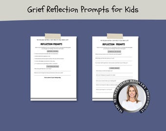 Caderno de Exercícios sobre Luto Infantil - Páginas para Imprimir - Expressão de Emoções - Cura Terapêutica - Download Digital - Diário de Perdas - Folha de Exercícios de Registro de Memórias