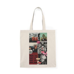 Whatever C * nt Trendige, natürliche Einkaufstasche - umweltfreundlich, für den täglichen Gebrauch, Einkaufen, Strand, Geschenke, Feiern - &#39;Make Love or Make Out&#39; Design