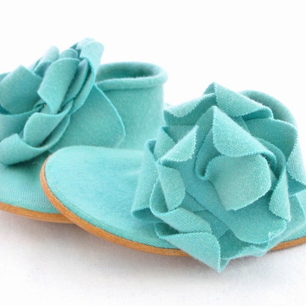 Joli Petal Baby Shoe - Aqua