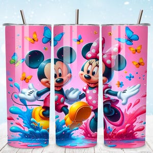 Mickey Mouse tumbler design, 20 oz skinny tumbler design, sublimation image, tumbler wrap, Mickey Mouse cup, Mickey Mouse sublimation