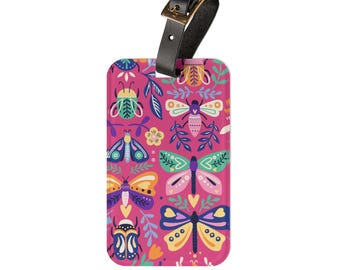 Etiqueta de equipaje Butterfly Friends / Accesorios de viaje para la familia