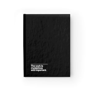 Severance Lumon Journal Notebook, blanco, het werk is mysterieus en belangrijk