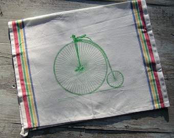 PennyFarthing/High Wheel bike Tea Towel