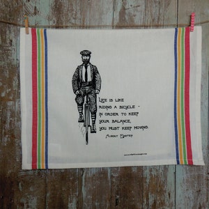 Life is Like Riding a Bike Tea Towel