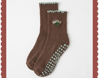 The Lucky Girl Grip Sock