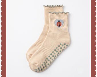 The Allie Bug Grip Sock