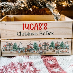 Christmas Eve Boxes, Kids Christmas Gift, Christmas Gift Box, Christmas Eve Gift, Personalized Box, Christmas Kids, Christmas Eve, Gift Box