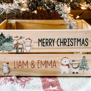 Christmas Eve Boxes, Kids Christmas Gift, Christmas Gift Box, Christmas Eve Gift, Personalized Box, Christmas Kids, Christmas Eve, Gift Box