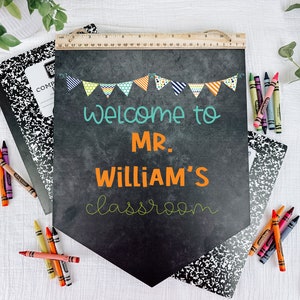 Teacher Appreciation Gift, Personalized Teacher Gifts, End of Year Gift for Teacher, Back To School Gift, Classroom Decor, Teacher Name Sign