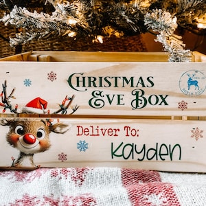 Christmas Eve Boxes, Kids Christmas Gift, Christmas Gift Box, Christmas Eve Gift, Personalized Box, Christmas Kids, Christmas Eve, Gift Box