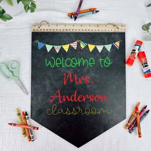 Teacher Appreciation Gift, Personalized Teacher Gifts, End of Year Gift for Teacher, Back To School Gift, Classroom Decor, Teacher Name Sign
