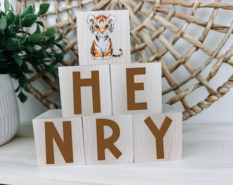 Safari Theme Nursery Decor, Jungle Nursery Decor, Safari Animals, Safari Blocks, Giraffe, Elephant, Jungle Theme Centerpiece Baby Shower