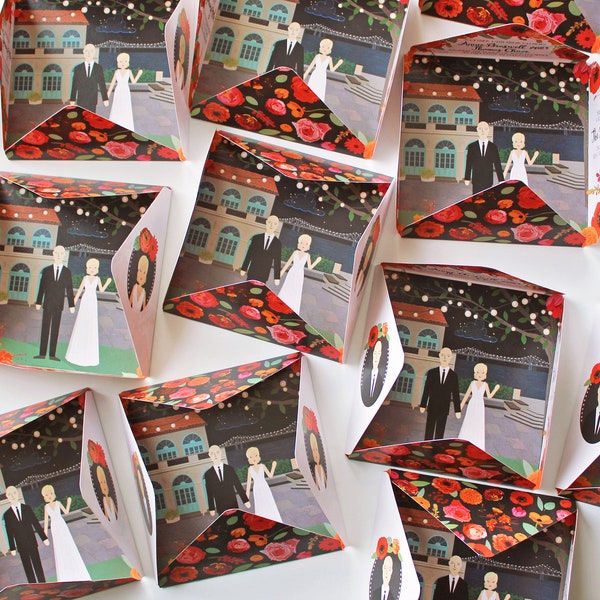 Quad Fold Wedding Invitation Etsy