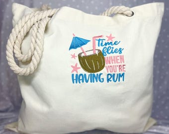 Personalized Beach Tote