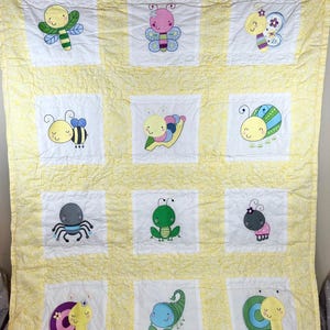 Personalized Happy Bugs Quilt
