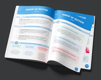 Range of Motion (ROM) Clinical Reference Guide: PT, OT (Digital Download)