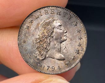 1794年製 フローイングヘアドル • 希少記念コイン • ヴィンテージ