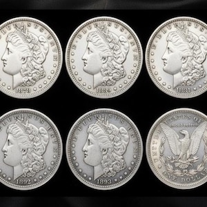 Morgan Silver Dollar (1878-1893),collectible numinastic rare coin for collectors and gifts