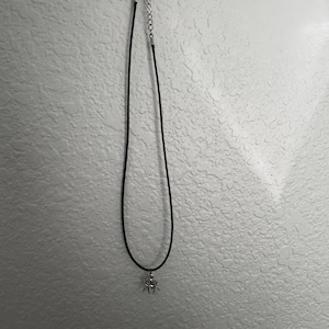 handmade spider necklace