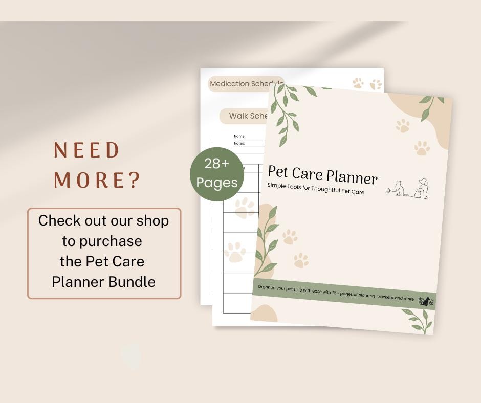View of Reptile Care Planner | Printable Pet Log | Habitat, Feeding & Health ...