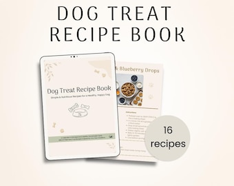 Recetario de premios para perros / Premios caseros saludables y fáciles / Ingredientes seguros y nutritivos / Snacks aptos para mascotas / Premios caseros / Regalo para amantes de los perros