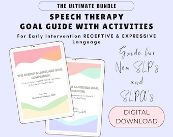 SLP-doelgidsbundel: receptieve en expressieve taal (digitale download)