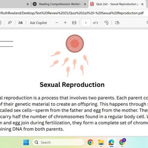 Science Reading Comprehension Worksheet with Questions, Printable Science Passage, Elementary & Middle School Science Practice