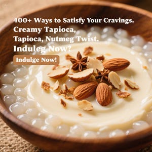 Creamy Tapioca Dream – Indulge in Quick-Cooking Tapioca with a Nutmeg Twist! Ideal for Comfort Food Cravings