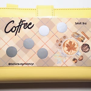 A6 Coffee Scratch Off Savings Challenge/ Scratch Off Savings/ Savings Challenges