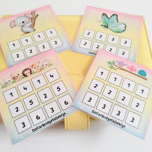 Mini Savings Challenges / Cute Animal Mini Savings Challenges