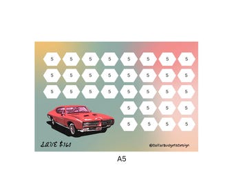 A6/A5 Car Savings Challenge / Digital Download