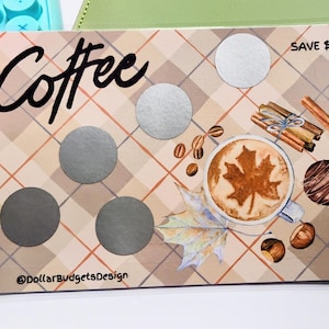 A5 Coffee Scratch Off savings Challenge / Scratch Off Savings Challenge