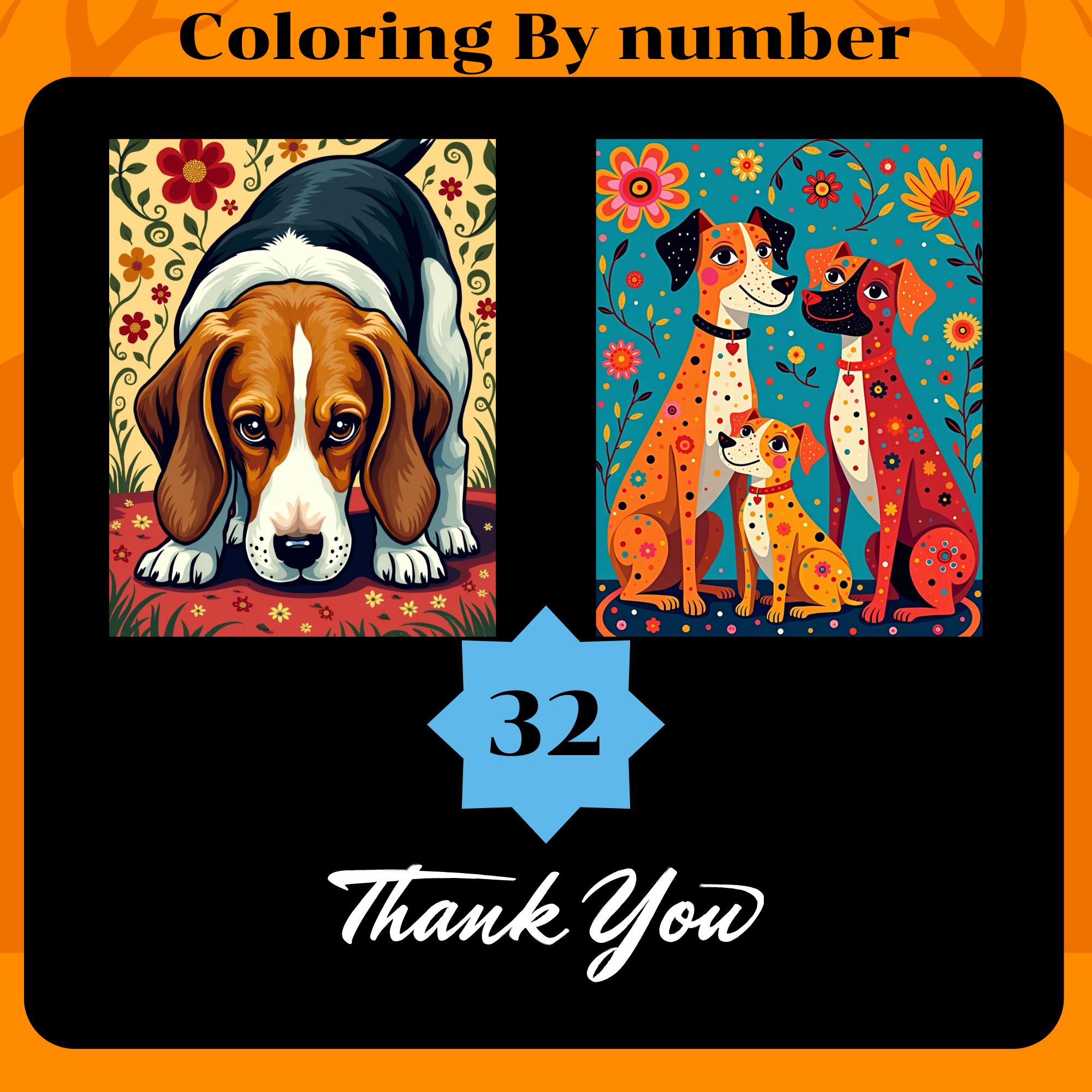 Coloring by Number, 32 Pages, 32 Colors, for Adults, Printable, 8.5 X ...