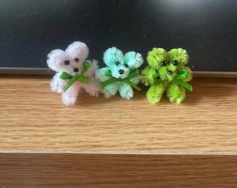 Cute pipecleaner teddies