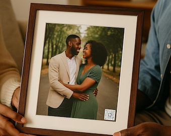 Marco de fotos de aniversario / Marco de fotos con mensaje de voz / Marco personalizado con audio o video / Imagen con código QR personalizada / Marco de sonido