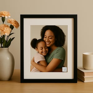 Mothers day Photo Frame | Voice Message Photo Frame | Personalized Frame with Audio or Video | Custom QR Code Picture | SoundFrame