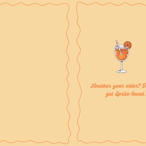Aperol Spritz Birthday Card